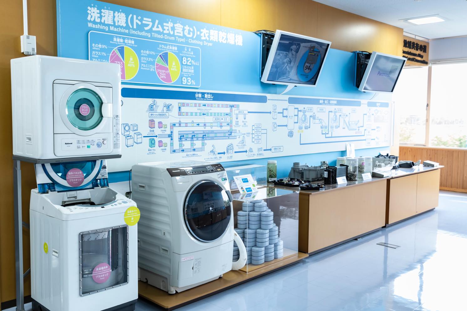 リサイクルの過程を表した見本 | Make New Magazine「未来の定番」をつくるために、パナソニックのリアルな姿を伝えるメディア